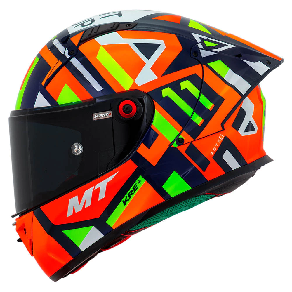 CAPACETE MT KRES+S SERGIO GARCIA ORANGE GLOSS