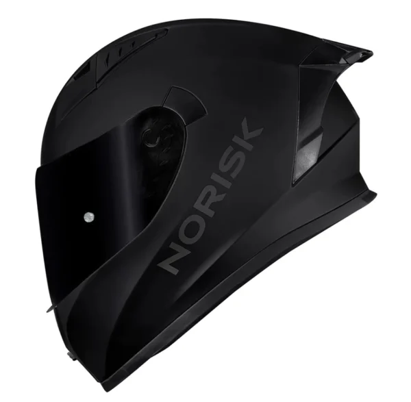 Capacete Norisk Flow Monocolor Preto Fosco