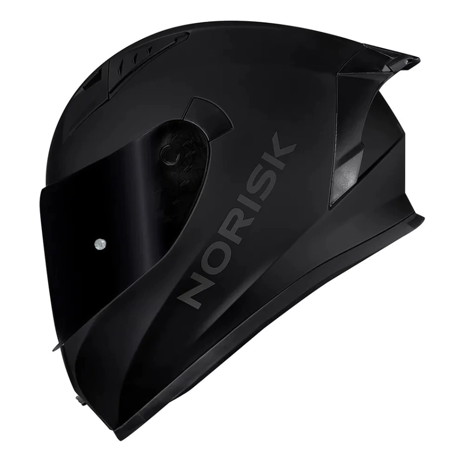 Capacete Norisk Flow Monocolor Preto Fosco